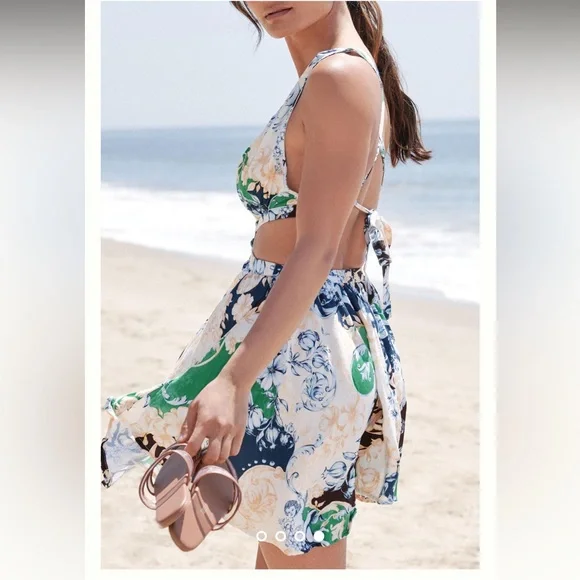 Agua Bendita Gillian Cover-Up Mini Dress - Picture 3 of 4